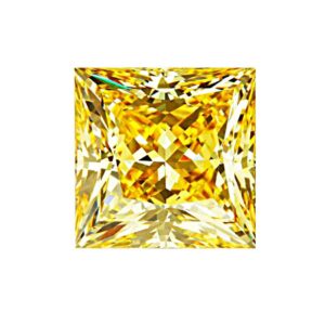 Vivid Yellow Square Princess